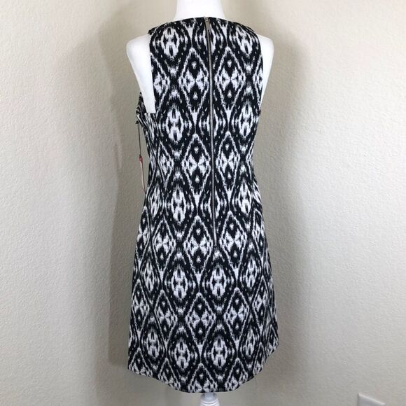 Vince Camuto Black White Modern Tribe Dress Size 2 NWT - Picture 5 of 8
